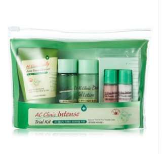   Clinic Intense Trial Kit 4 weeks Acne Trouble Blemish Skincare  