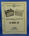 Voice of Music Service Manual Model 215 Record Player