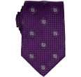 ike behar purple floral diamond silk tie