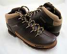 Timberland Shoes Euro Sprint Fashion Leather Brown/Wheat Sneakers Size 