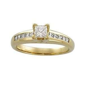  14k Yellow Gold Diamond Bridal Engagement Ring: Everything 