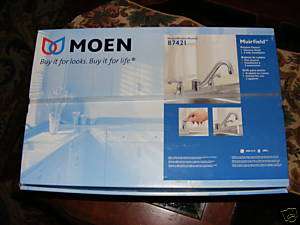 Moen Muirfield kitchen Faucet 87421 Chrome Finish NEW  