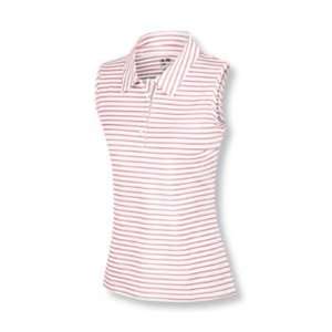   Girls ClimaLite White Base Sleeveless Golf Polo Shirt Sports