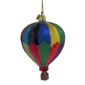  Hot Air Balloon   Colorful Christmas Ornament: Home 