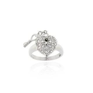  The Key To My Heart Sterling Silver Ring Size 8 (Sizes 5 6 