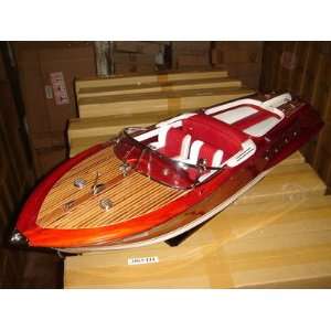  Riva Aquarama Speed Boat Museum Quality Wooden Model Ship 