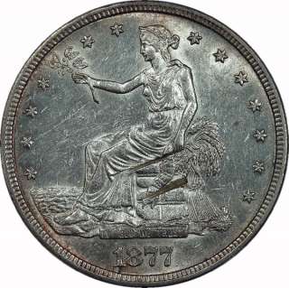 HJB 1877 S,Trade Dollar, ANACS  