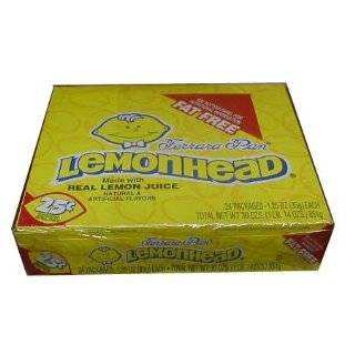 Ferrara Pan Candy Lemonhead, 0.8 Ounce,24 Count Box (Pack of 3)