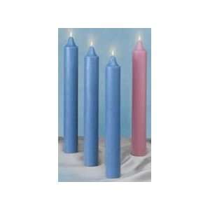  Advent Candle Refill   12X1 1/2 Blue/Pink Candles (4 Pack 