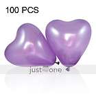  12 Heart Balloon Wedding Birthday Valentine LOVE Party Favors Purple