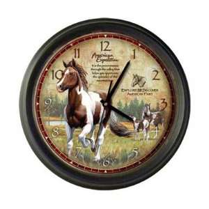  New American Expedition Wall Clock Paint Horse High 