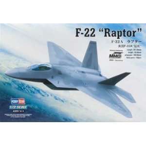   Boss   1/72 EZ F 22 Raptor (Plastic Model Airplane): Toys & Games