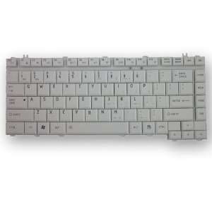  New Toshiba A200 A205 A210 White Laptop Keyboard with Screen 