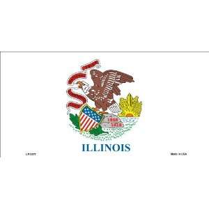  Illinois Flag License Plate 