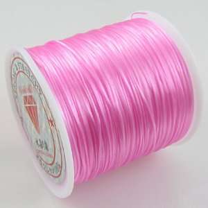  229ft stretch elastic beading cord .5mm pink