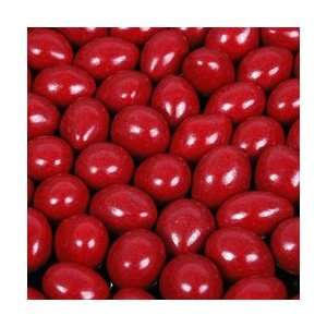 Candy Coated Chocolate Almonds RED Five Pounds:  Grocery 