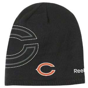 Chicago Bears Youth Reebok 2010 2nd Season Black Knit Hat:  