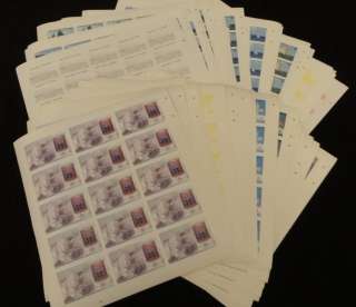 ST VINCENT BOATS MNH PROGRESSIVE PROOFS SHEETS (69) to $5 (1735 