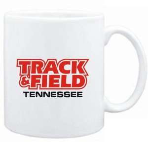  Mug White  Track and Field   Tennessee  Usa States 