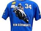 Kevin Schwantz authentic Motogp apparel T shirt XLg XL