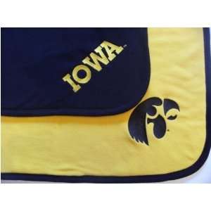  Iowa Hawkeyes Sewn Fleece 72x60 NCAA Collegiate Blanket 