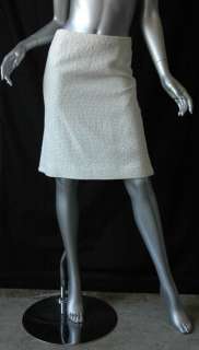 VALENTINO Womens White Boucle Jacket Gathered Blazer Flounce Skirt 