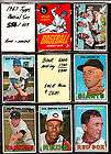 1967 TOPPS PARTIAL SET IN EXMT NRMT CONDITION 556/609