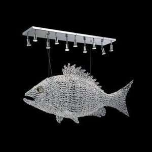  Nulco Lighting 249 FISH Sonata Images Shaped Large Island Light 