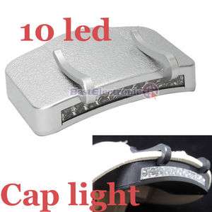 10 LED & Clip on Cap Light Headlamp Flashlight NEW  