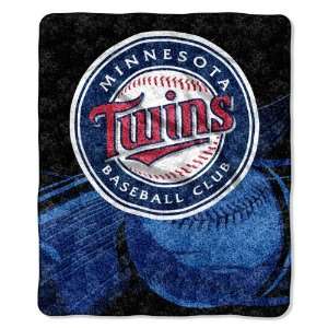  MLB Minnesota Twins SHERPA 50x60 Throw Blanket