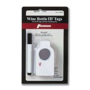  Wine Cellar Bottle Tags   Reusable Set of 50 with Pen 