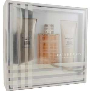 Burberry Brit By Burberry For Women. Set edt Spray 3.3 Ounce & Body 