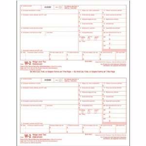  o Tops Business Forms o   Laser W 2 Kit, 4 Part Kit, 8 1/2 