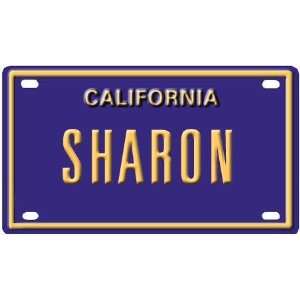   Sharon Mini Personalized California License Plate 