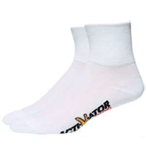  DeFeet ActiVator White Top Cycling/Running Socks   6 Pack 