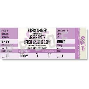  A Baby Shower Ticket Invitations: Home & Kitchen