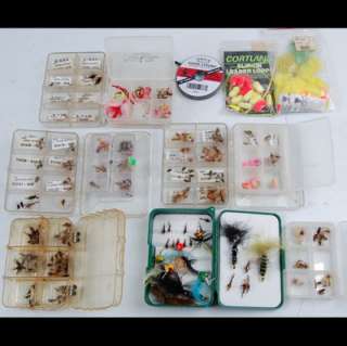 LOT Vintage Fly Fishing Lure Collection Montana Fish Tackle Hooks 