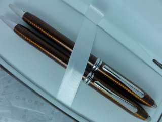   with rhodium appointments this pen pencil set is a luxury within reach