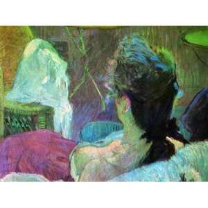   : Resting: Henri De Toulouse Lautrec Hand Painted Art: Home & Kitchen