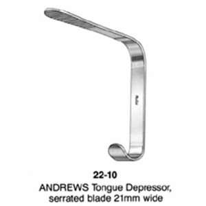    Tongue Retractor, serrated blade 21mm wide