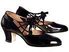 Vintage Black Patent Leather Mary Jane Shoes 1920S Walk Over NIB Sz 