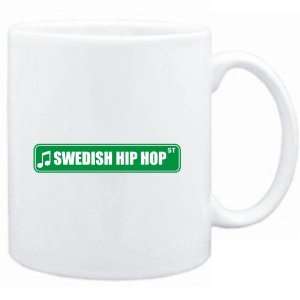  Mug White  Swedish Hip Hop STREET SIGN  Music Sports 