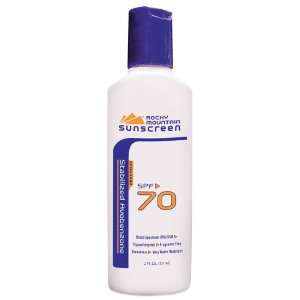 Rocky Mountain Sunscreen 10007 2 oz SPF 70 Enhanced UVA with Avoguard 