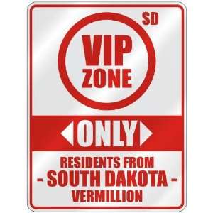   FROM VERMILLION  PARKING SIGN USA CITY SOUTH DAKOTA: Home Improvement