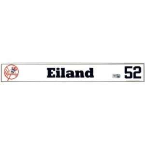  Dave Eiland #52 2008 Yankees Spring Training Game Used 