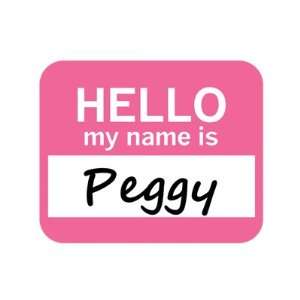  Peggy Hello My Name Is Mousepad Mouse Pad