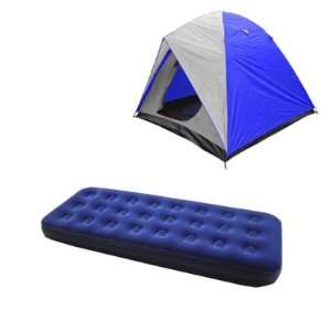   Person Dome Tent with Air Mattress(single) Set: Sports & Outdoors