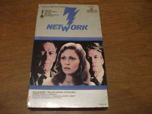 NETWORK(1976,R)VHS MGM BIG BOX FAYE DUNAWAY  