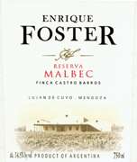 Enrique Foster Reserva Malbec 2007 