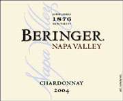 Beringer Napa Valley Chardonnay 2004 